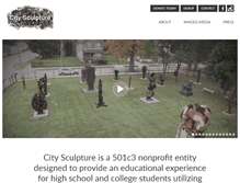 Tablet Screenshot of citysculpture.org